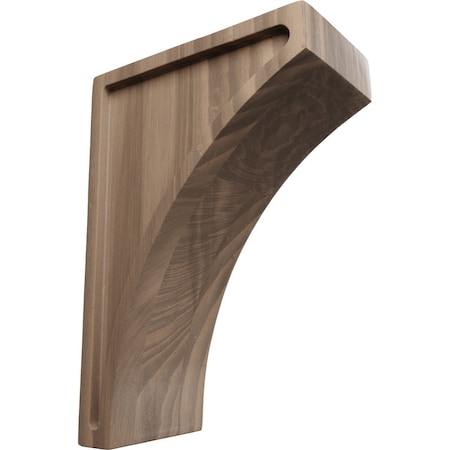 Ekena Millwork 3"W x 5 1/2"D x 8"H Medium Lawson Wood Corbel, Walnut CORW03X05X08LWWA